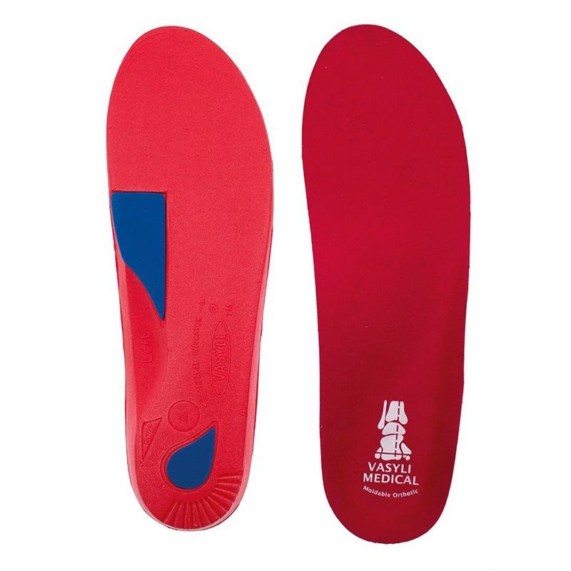 Vasyli Red Full Length Custom Orthotics - VOL Orthotics