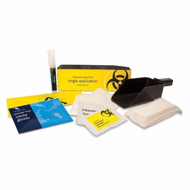Reliance Medical Bio Hazard Clean-Up Kit Single Application