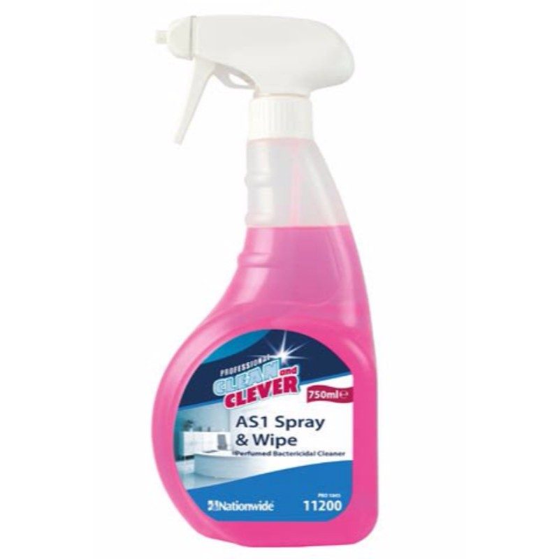 Professional Clean and Clever Spray & wipe Perfumed Bactericidal Cleaner
