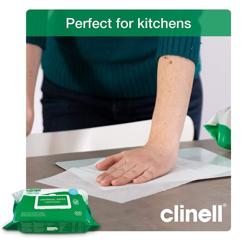 Clinell Universal Sanitising Wipes - pack of 200