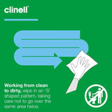 Clinell Universal Sanitising Wipes - pack of 200