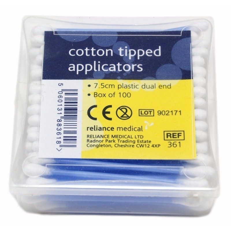 Reliance Medical Cotton Tipped Applicators - Earbuds