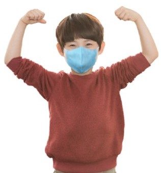 Vivomed Childs Face Mask 4-12 years pack of 50 mask (BFE >95%)