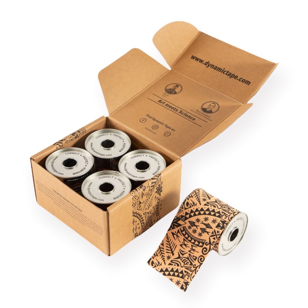 Dynamic Tape Beige with black tattoo