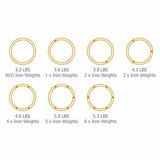 Therapy in Motion Adjustable Weight Wave Hula Hoop