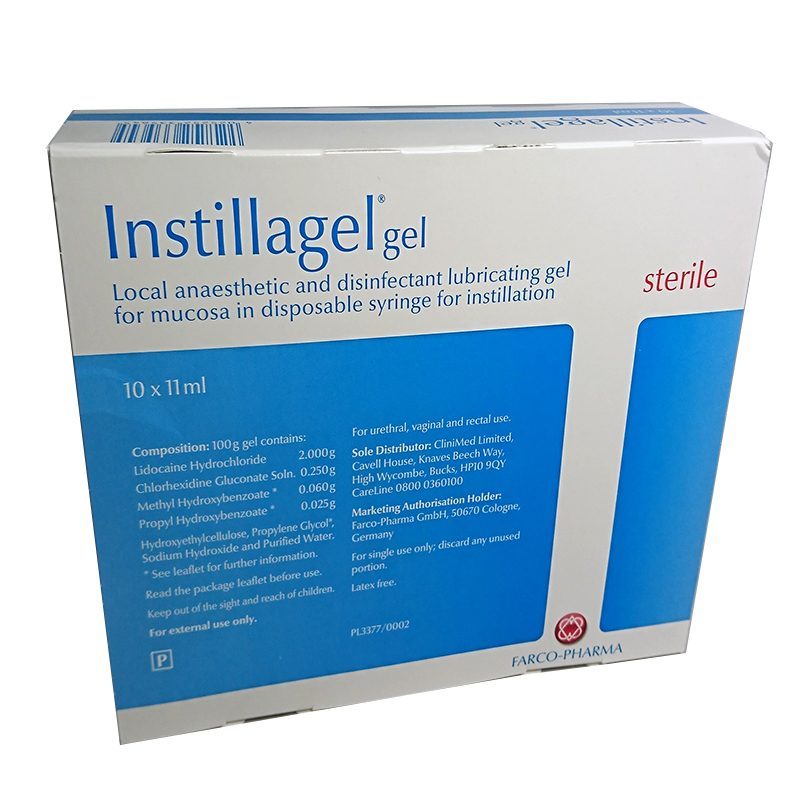 INSTILLAGEL A/SEPT A/THETIC LUB (10 x 11ML)