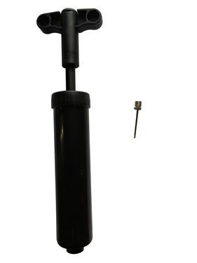 8" hand pump with needle for inflating footballs, basketballs etc
