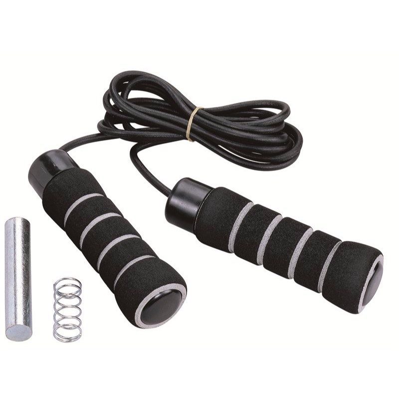 Therapy in Motion Weighted Leather Jump Exercise Skipping Rope