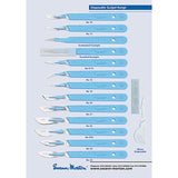 Swann Morton Sterile Scalpels with Handle | Disposable | Pack of 10