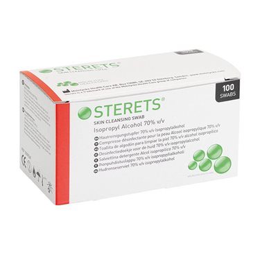 Sterets Skin Cleansing Swabs (100)