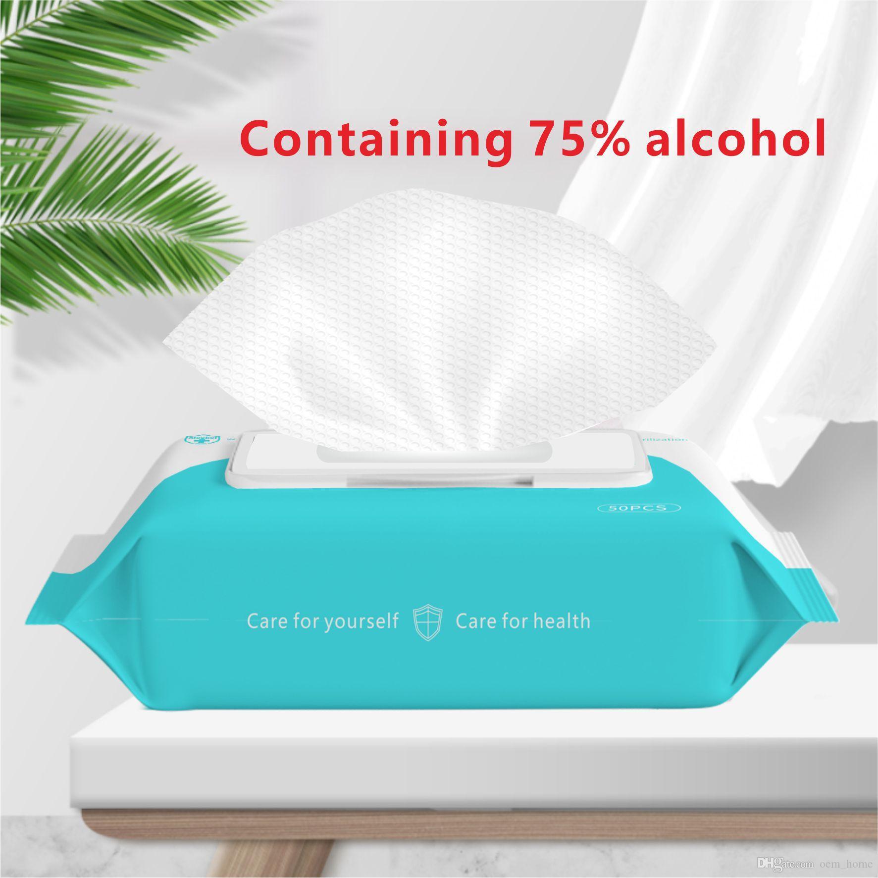Disinfection wipes 75% alcohol